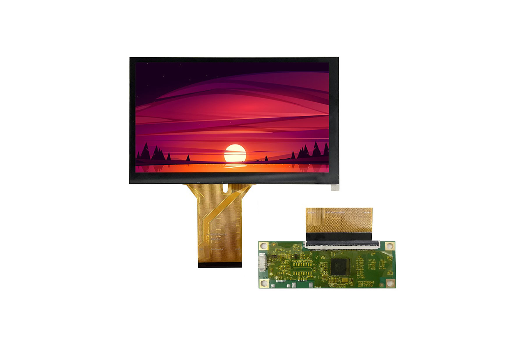 amc-hightec-tft-7.0-inch-touch-usb AMC Hightech Components – Distributer für Mircotech LCD und TFT